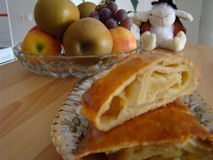 g�teau brioch� aux pommes