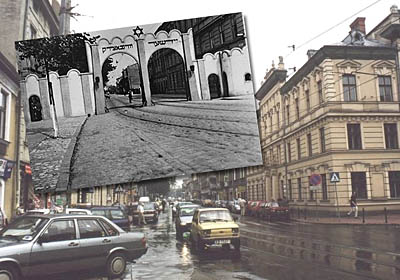 Entrée du ghetto rue Limanowskiego