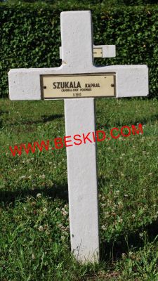 SZUKALA Kapral
Décès 06.1940 Hoste-Haut (57)
Inhumation 05.05.1964 - Tombe 24
1er Régiment Infanterie Polonais
Caporal-Chef
copyright Frania 
