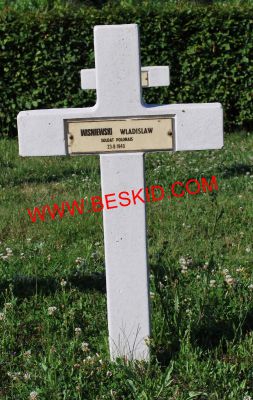 WISNIEWSKI Wladyslaw
Décès 23.08.1940 Golbey (88)
Inhumation 10.07.1964 - Tombe 52
2ème Régiment Infanterie Polonais
copyright Frania 
