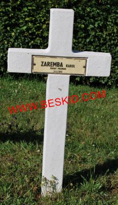 ZAREMBA Karol
Décès 24.06.1940 Saint-Dié (88)
Inhumation 25.07.1964 - Tombe 63
Armée Polonaise
copyright Frania 
