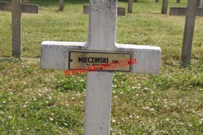 MIECZINSKI Jan
Décès 02.12.1941 Mulhouse (68)
Inhumation 11.05.1966 - Tombe 192
Armée Polonaise
copyright Frania 

