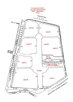 03 Nécropole de la Doua - plan
Copyright Frania
