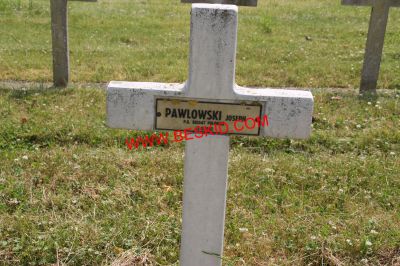 PAWLOWSKI Joseph
Décès 12.11.1942 Mulhouse (68)
Inhumation 11.05.1966 - Tombe 194
Armée Polonaise
copyright Frania 

