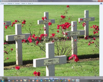 RODYCZ Stanislaw
- 24 ans -
Né 07.05.1920 Bilka Szlachecka Przemyslany
Décès 20.08.1944 Mont-Ormel (61)
Matricule 25971
1ère Division Blindée Polonaise
Escadron Indépendant
Tireur
Tombe 4 - Carré VI - Rang C
copyright photo Piotr Packowski
copyright Frania
